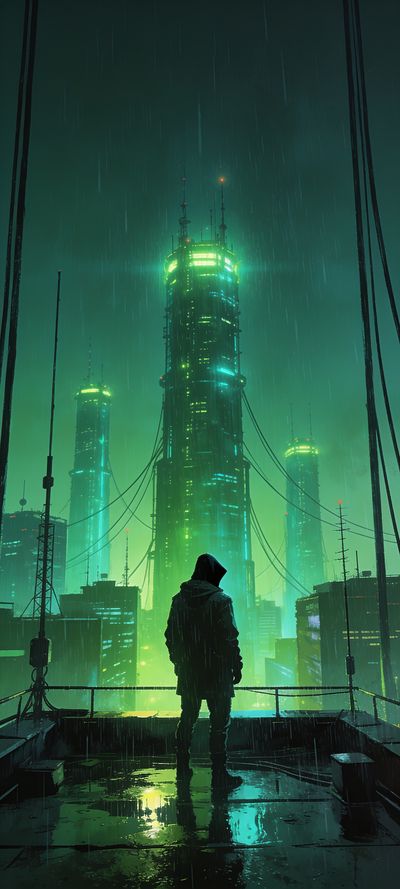 Data Rain — gaming wallpaper preview