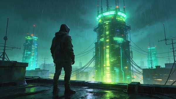 Data Rain — gaming wallpaper preview