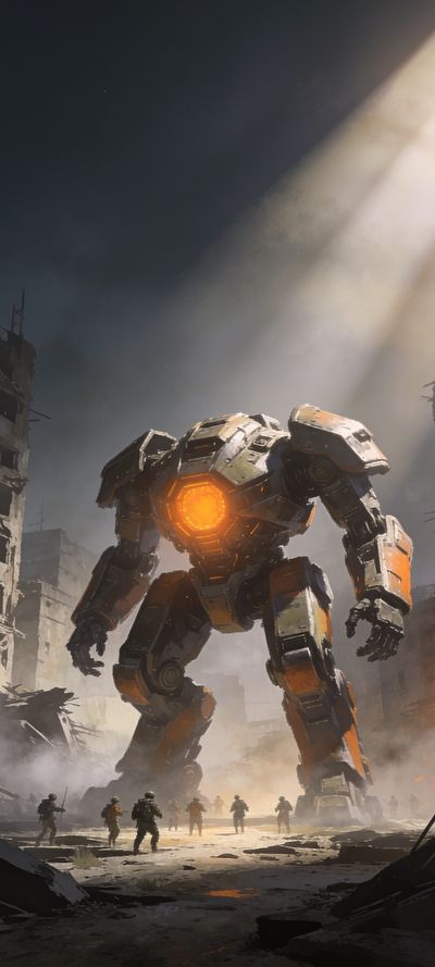 Titan Awakening — gaming wallpaper preview