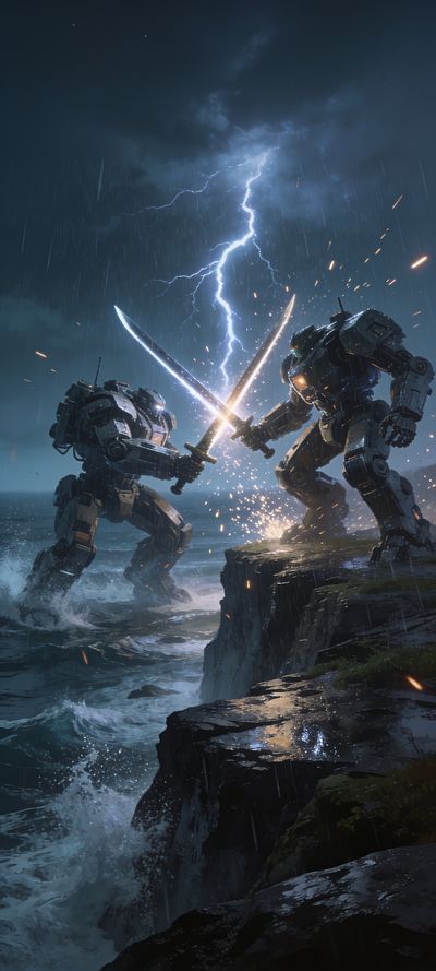 Steel Duel — gaming wallpaper preview