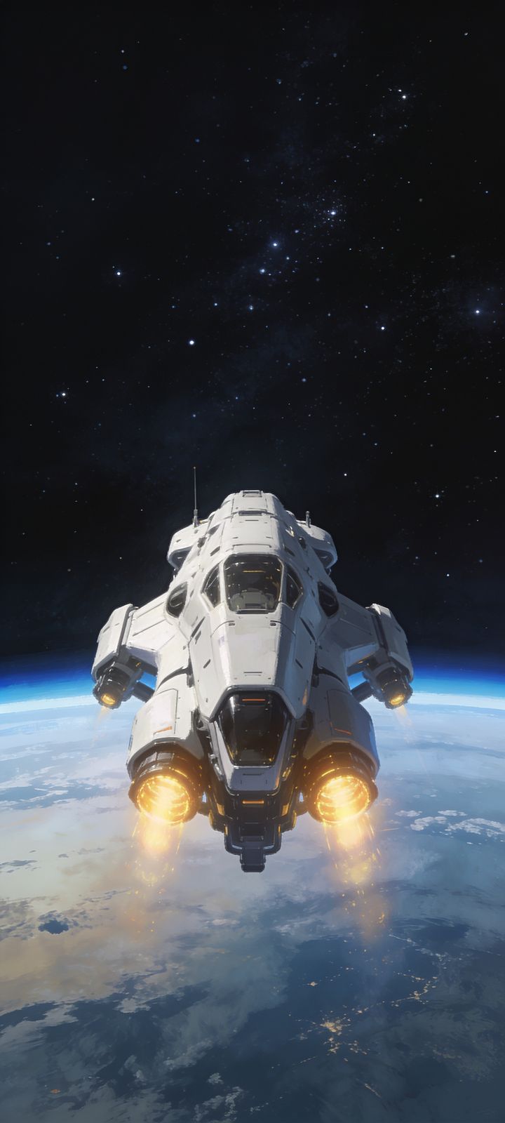 Orbit Guardian — phone wallpaper preview