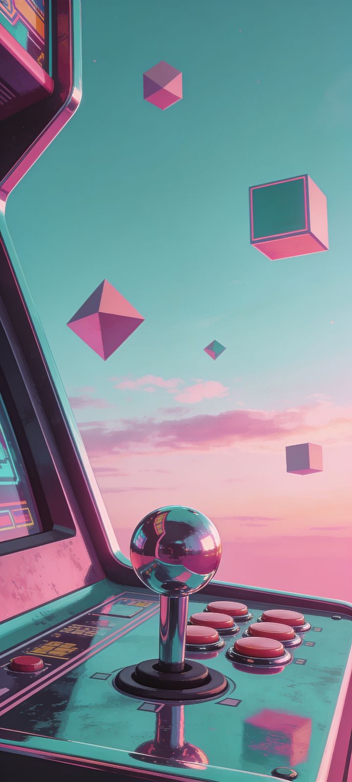 Joystick Vapor — phone wallpaper preview