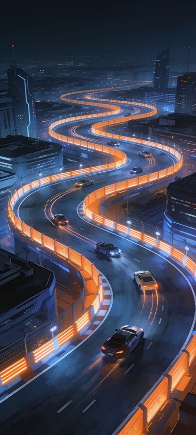 Night Circuit — gaming wallpaper preview