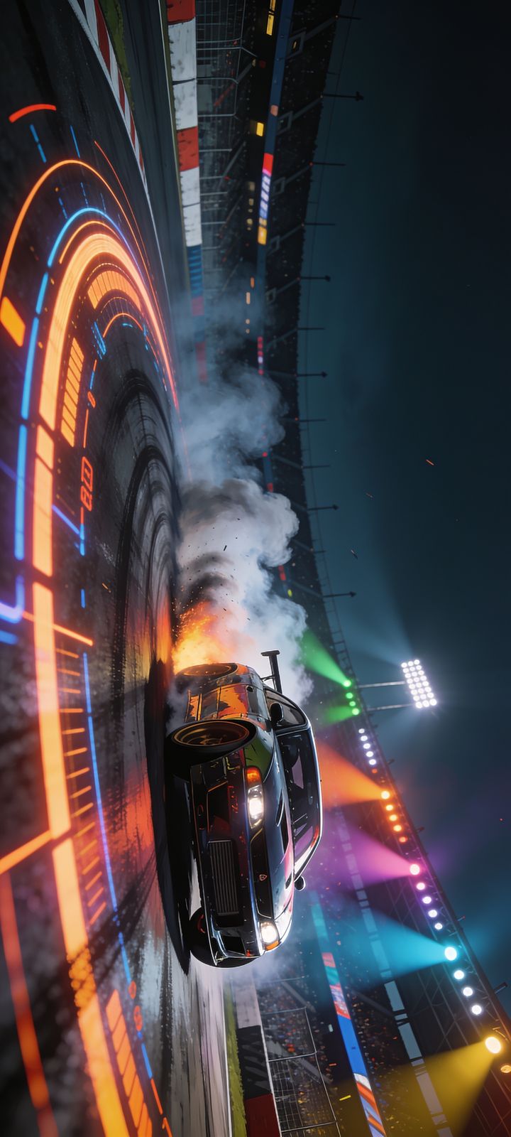 Drift King Arena — phone wallpaper preview