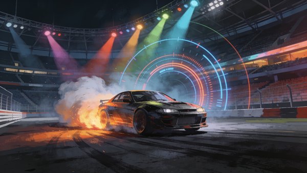 Drift King Arena — gaming wallpaper preview